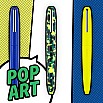 Scribo Piuma Art Fluorescent Yellow ST Fountain pen