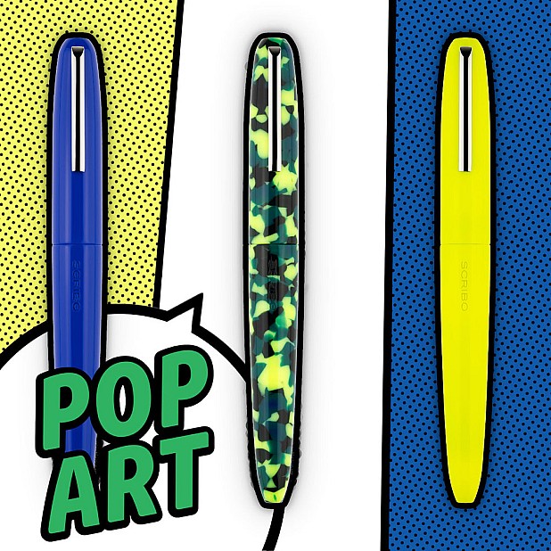 Scribo Piuma Pop Electric Blue ST Reservoarpenna