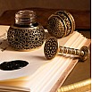 Sepia Writing Accessories Infinite Stars Brass Seljuk Ink Bottle