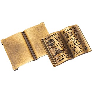 Sepia Writing Accessories Listen to Your Heart Brass Pen Rest