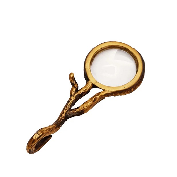 Sepia Writing Accessories Tree Branch Brass Lupa