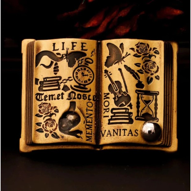 Sepia Writing Accessories Vanitas Brass Federhalter