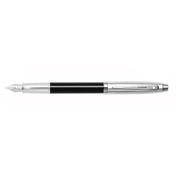 Sheaffer 100 Zwart / Chroom Vulpen
