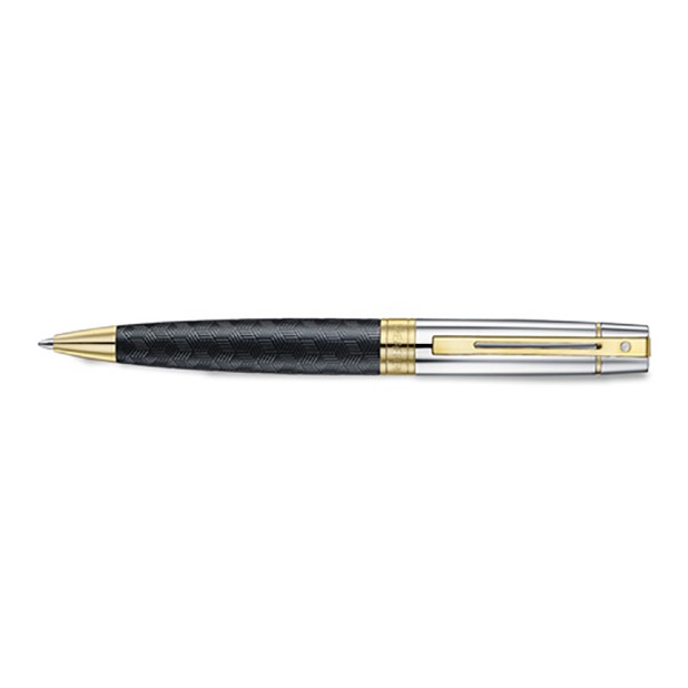 Sheaffer 300 Engraved Black and Chrome GT Ballpoint