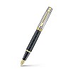 Sheaffer 300 Engraved Black and Chrome GT Stylo Plume