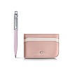 Sheaffer Sentinel Emily in Paris Matte Pink Bow ST Ballpoint and Credit Card Holder Set