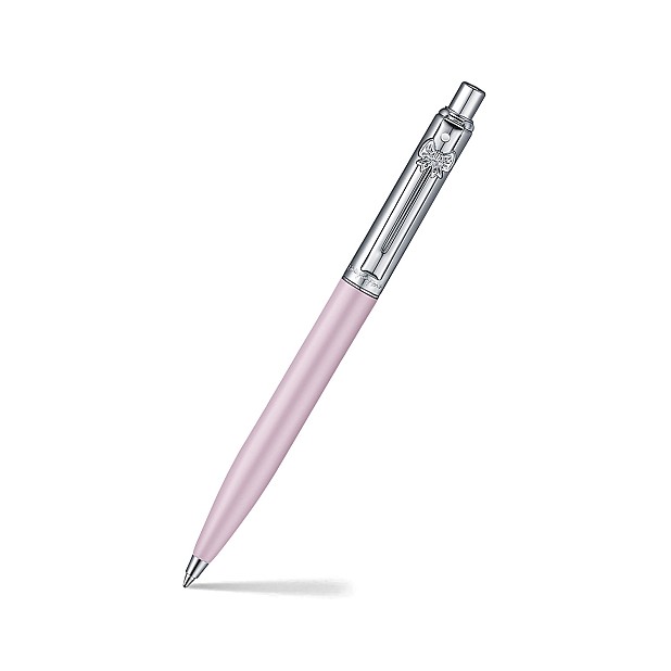 Sheaffer Sentinel Emily in Paris Matte Pink Bow ST Balpen and Credit Card Holder Set