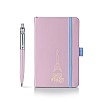 Sheaffer Sentinel Emily in Paris Matte Pink Bow ST Balpen and Notebook Set