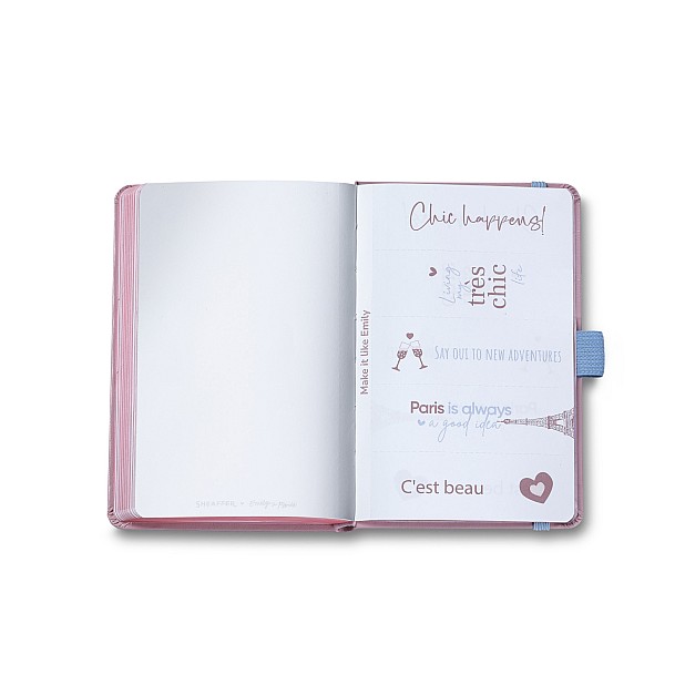 Sheaffer Sentinel Emily in Paris Matte Pink Bow ST Ballpoint and Notebook Set