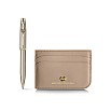 Sheaffer 100 Emily in Paris Champagne Gold GT Ballpoint and Credit Card Holder Set