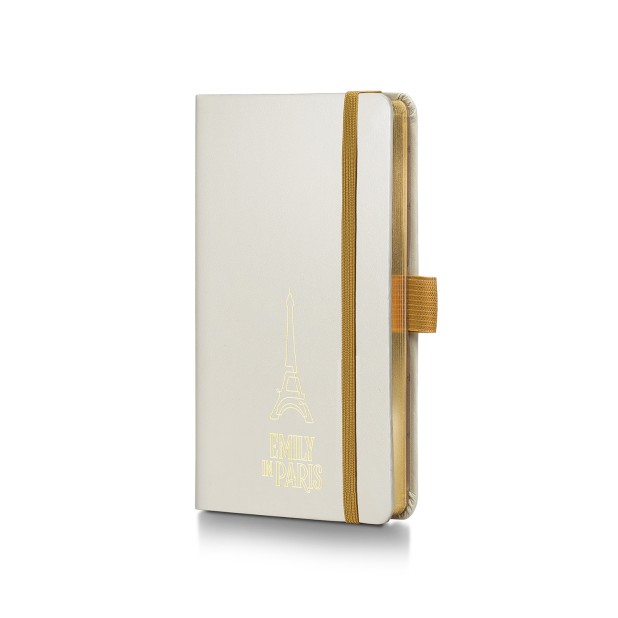 Sheaffer 100 Emily in Paris Champagne Gold GT Balpen and Notebook Set