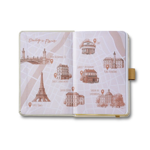 Sheaffer 100 Emily in Paris Champagne Gold GT Balpen and Notebook Set