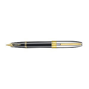 Sheaffer Legacy Heritage Black Laque and Chrome Cap GT Fountain pen