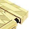 S.T. Dupont Ligne 2 Cling Monogram 1872 Gold Lighter