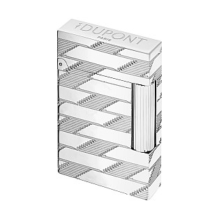 S.T. Dupont Ligne 2 Cling Monogram 1872 Palladium Feuerzeug