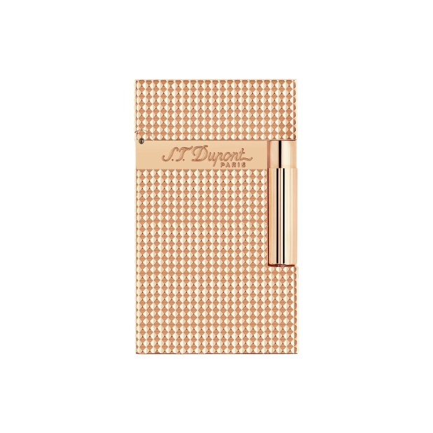 S.T. Dupont Ligne 2 Guilloche Rose Gold Lighter 016424