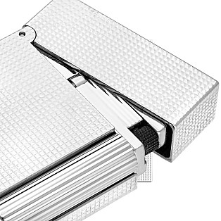 S.T. Dupont Ligne 2 Micro Diamond Head Palladium Feuerzeug