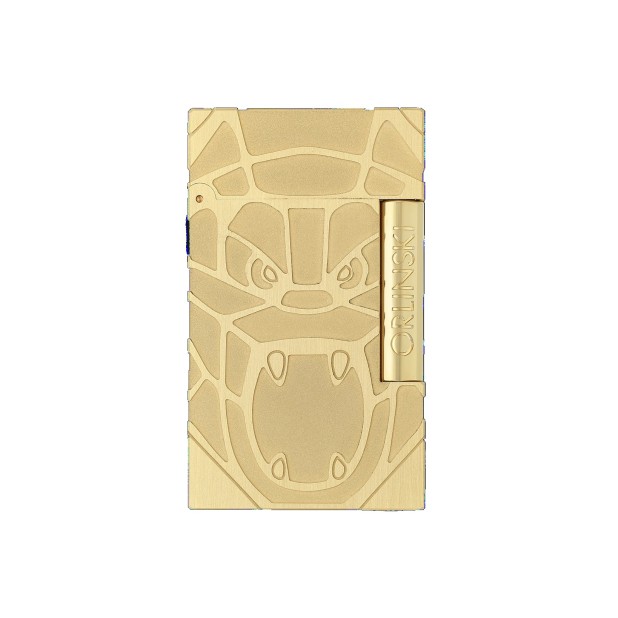 S.T. Dupont Ligne 2 Orlinski Brushed Gold Lighter C16061CL