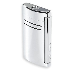 S.T. Dupont MaxiJet Silver Gloss Torch Flame Lighter