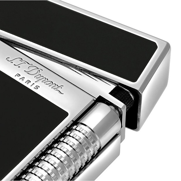 S.T. Dupont Ligne 2 Le Grand Blauw Lak &amp; Palladium Aansteker