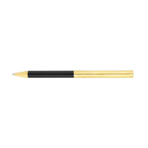S.T. Dupont Classique Black Yellow Gold Bolígrafo 045076N