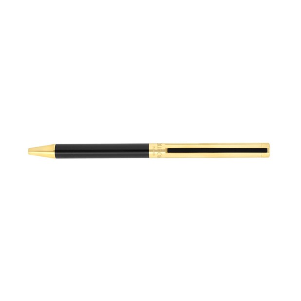 S.T. Dupont Classique Black Yellow Gold Bolígrafo 045076N