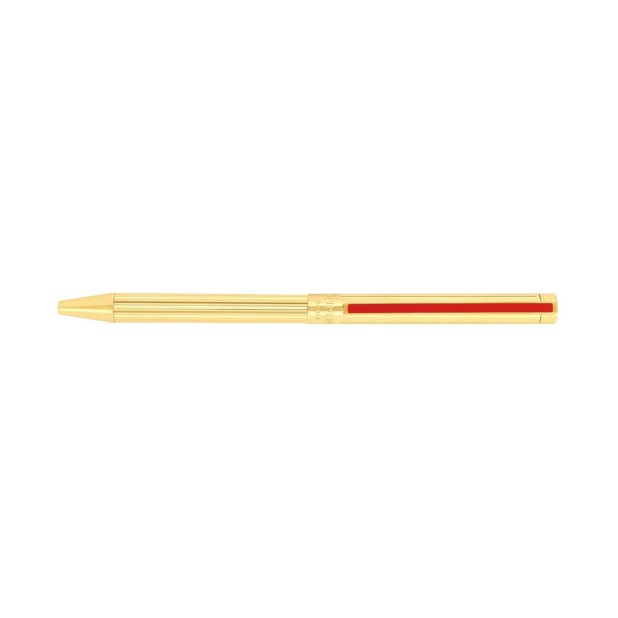 S.T. Dupont Classique Lines Yellow Gold Stylo Bille 045078N