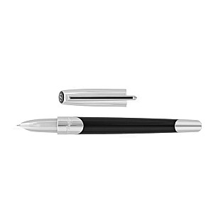 S.T. Dupont Défi Millennium Silver and Black Fountain pen