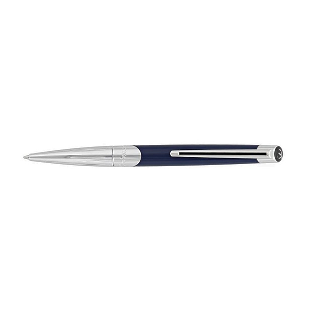 S.T. Dupont Défi Millennium Silver and Blue Balpen