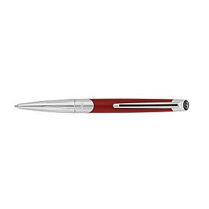 S.T. Dupont Défi Millennium Silver and Matt Red Ballpoint 