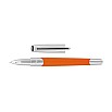 S.T. Dupont Défi Millennium Silver and Matt Orange Rollerball
