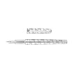 S.T. Dupont Line D Eternity Monogram 1872 Silver Large Fountain pen