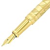 S.T. Dupont Line D Eternity Monogram 1872 Gold Medium Fountain pen