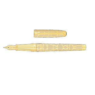 S.T. Dupont Line D Eternity Orlinski Gold Large Vulpen