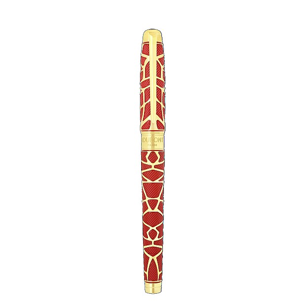 S.T. Dupont Line D Eternity Orlinski Red & Gold Large Fountain pen 420060L