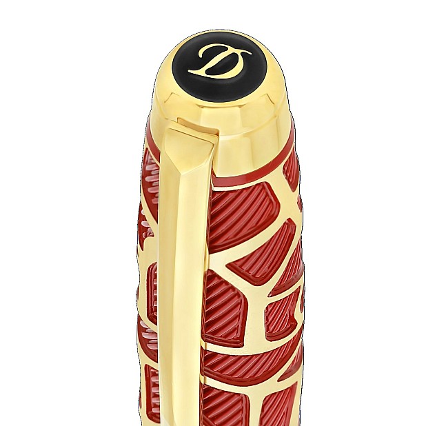 S.T. Dupont Line D Eternity Orlinski Red & Gold Large Fountain pen 420060L