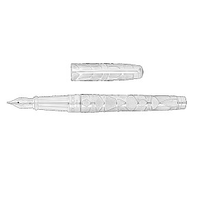S.T. Dupont Line D Eternity Orlinski Silver Large Stylo plume