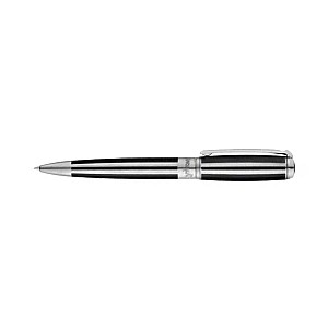 S.T. Dupont Line D Matt Black Chinese Lacquer And Brushed Palladium Kulspetspenna