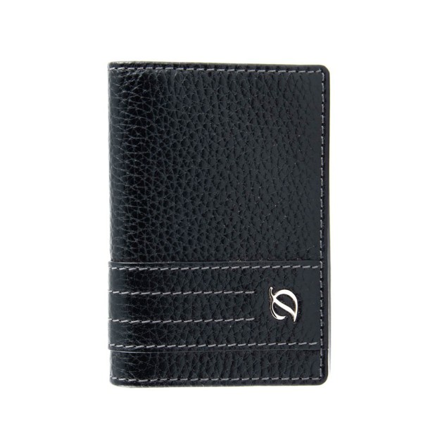 S.T. Dupont Defi Porte-cartes de visite en cuir noir 099908