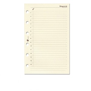 Succes Refill A5 Cream To Do List