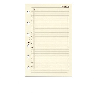 Succes Refill A5 Cream To Do List