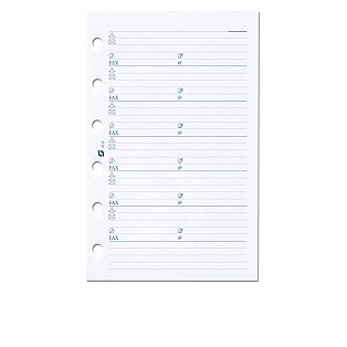 Succes Refill A5 White Address Notepaper