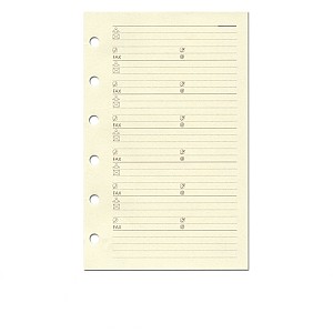 Succes Refill A5 Cream Address Notepaper