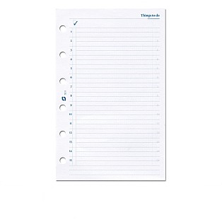 Succes Refill Junior White To Do List