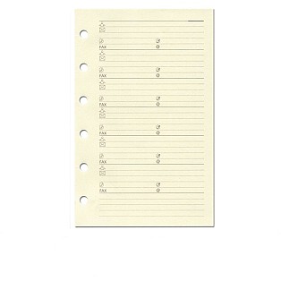 Succes Refill Junior Cream Address Notepaper