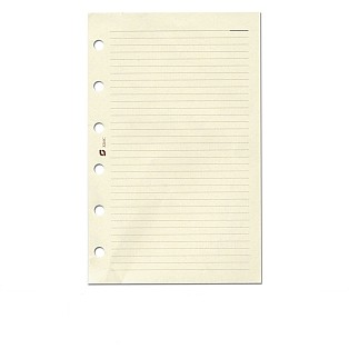 Succes Refill Mini Cream Ruled Notepaper