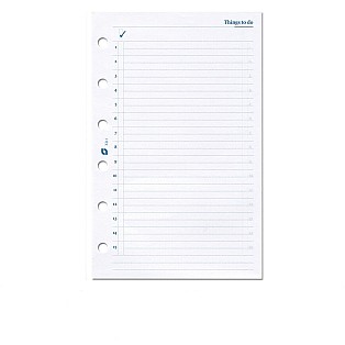 Succes Refill Mini White To Do List