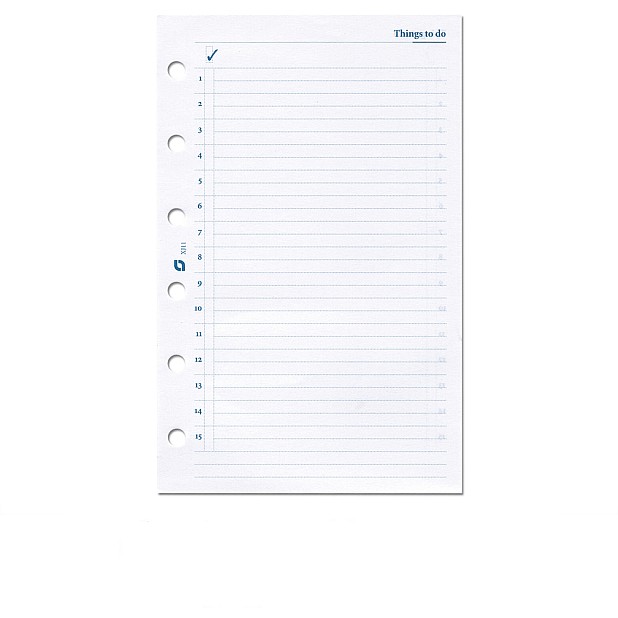 Succes Refill Standard White To Do List