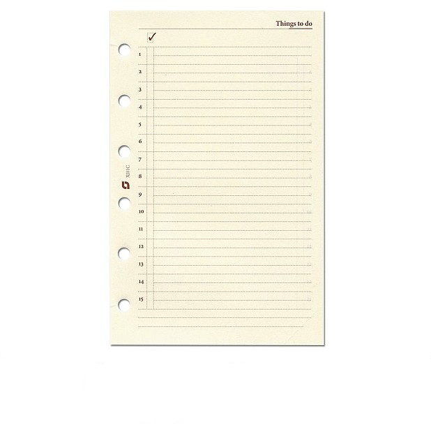 Succes Refill Standard Cream To Do List