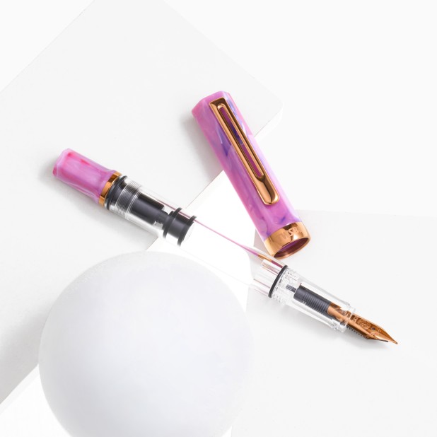 TWSBI Eco Fluorite Purple with Bronze Stylo Plume